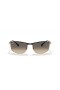 Okulary przeciwsłoneczne Ray-Ban RB3671 XXL (60-16) z szarymi soczewkami i czarnej oprawce