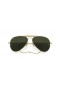 Okulary przeciwsłoneczne Ray-Ban RB3030 Outdoorsman | Aviation Collection XL (58-14) z zielonymi soczewkami i złotej oprawce