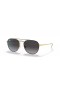 Okulary przeciwsłoneczne Ray-Ban RB3589 L (55-18) z szarymi soczewkami i czarnej oprawce