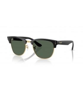 Okulary przeciwsłoneczne Ray-Ban RBR0504S Clubmaster Reverse S (51-21) z zielonymi soczewkami i czarnej oprawce