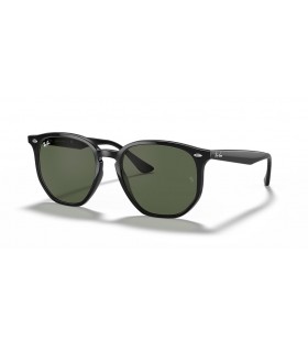 Okulary przeciwsÅ‚oneczne Ray-Ban RB4306F L (54-19) z zielonymi soczewkami i czarnej oprawce