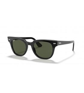 Okulary przeciwsłoneczne Ray-Ban RB2168 Meteor Classic L (50-20) z zielonymi soczewkami i czarnej oprawce