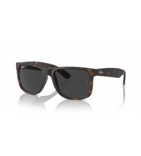Okulary przeciwsÅ‚oneczne Ray-Ban RB4165 Justin Classic S (54-16) z szarymi soczewkami i Ñ‡ÐµÑ€ÐµÐ¿Ð°Ñ…Ð¾Ð²Ð¾Ð¹ oprawce