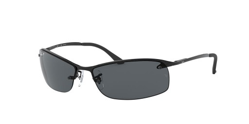 Ray-Ban RB3183 M (63 - 15), cu lentile Gri și Negru cadru ochelari de Soare
