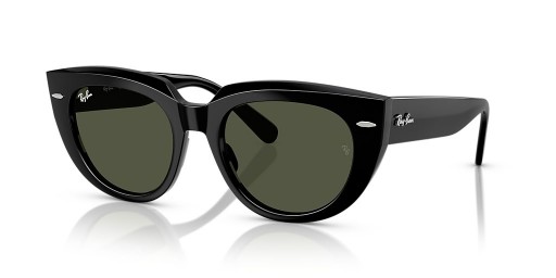 Ray-Ban RB2286 Doreen L (52 - 20), cu lentile Verzi și Negre, ochelari de Soare cadru