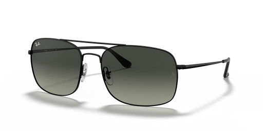 Ray-Ban RB3611 XXL (60 - 18) cu lentile Gri și Negru cadru ochelari de Soare
