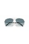 Ray-Ban RB3625 Noi Aviator XXL (62 - 14) cu lentile Albastre și Argint cadru ochelari de Soare