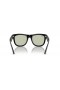 Ray-Ban RBR0502SF Wayfarer Inversă M (53 - 20), cu lentile Verzi și Negre, ochelari de Soare cadru