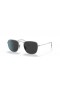 Ray-Ban RB8157 Frank Titan S (51 - 20), cu lentile Negre și Argint cadru ochelari de Soare