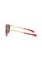 Ray-Ban RB2219 Aviator Olympian M (59 - 13), cu lentile Albastre și Roșii cadru ochelari de Soare