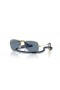 Ray-Ban RB9506S Aviator Copii L (52 - 14) cu lentile Albastre și ramă de Aur, ochelari de Soare