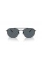 Ray-Ban RB3707 L (54 - 20), cu lentile Albastre și Negre, ochelari de Soare cadru