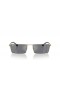 Ray-Ban RB3741 Emy Bio pe Baza de XXL (59 - 17) cu lentile Gri și Aur cadru ochelari de Soare