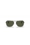 Ray-Ban RB3136 Caravan XL (58 - 15), cu lentile Verzi și Argint cadru ochelari de Soare
