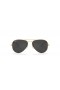 Ray-Ban Aviator rb3025-Classic XL (58 - 14) cu lentile Negre și ramă de Aur, ochelari de Soare