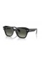 Ray-Ban RB2186 Stat Stradă M (49 - 20), cu lentile Gri și Negru cadru ochelari de Soare
