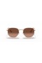 Ray-Ban RB3548N Hexagonale Plat Lentile M (51 - 21), cu lentile Maro și Cupru cadru ochelari de Soare