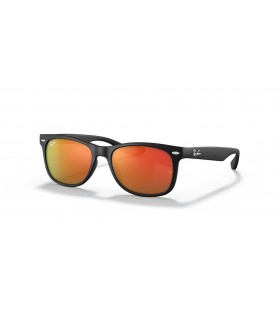 Ray-Ban RB9052SF New Wayfarer Copii M (50 - 15), cu lentile Portocaliu și Negru cadru ochelari de Soare