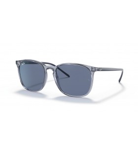 Ray-Ban RB4387 M (56 - 18) cu lentile Albastre și Albastre cadru ochelari de Soare