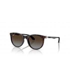 Ray-Ban RB9082S Copii L (47 - 17) cu lentile Gri și broasca Țestoasă, ochelari de Soare cadru