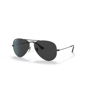 Ray-Ban Aviator rb3025-Total Negru XL (58 - 14) cu lentile Negre È™i Negru cadru ochelari de Soare