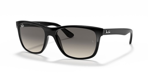 Ray-Ban RB4181 M (57 - 16) s Šedé šošovky a Čierny rám slnečné Okuliare