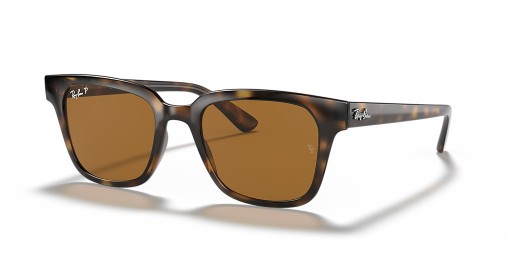 Ray-Ban RB4323 L (51 - 20) s Hnedé šošovky a Korytnačka rámom slnečné Okuliare