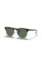 Ray-Ban RB3716 Clubmaster Kovové L (51 - 21) s Zelené šošovky a Čierny rám slnečné Okuliare