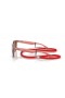 Ray-Ban RB9052S New Wayfarer Deti S (47 - 15) s Orange šošovky a Červeným rámom slnečné Okuliare
