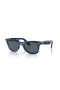Ray-Ban RB2140 Pôvodné Pútnika Bio L (50 - 22) s Modrým šošovky a Modrým rámom slnečné Okuliare