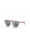 Ray-Ban RB9064S Deti XS (44 - 19) s Striebro šošovky a Šedý rám slnečné Okuliare