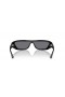Ray-Ban RB4431 Xan Bio XL (0 - 134) s Šedé šošovky a Čierny rám slnečné Okuliare