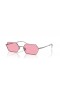 Ray-Ban RB3728 Yevi Bio L (55 - 18) s Ružovými šošovky a Strieborný rám slnečné Okuliare