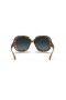 Ray-Ban RB4098 Jackie Ohh II M (60 - 14) s Modrým šošovky a Korytnačka rámom slnečné Okuliare