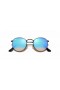 Ray-Ban RB3447 Kolo Flash Šošovky Gradient S (50 - 21) s Modrým šošovky a Čierny rám slnečné Okuliare