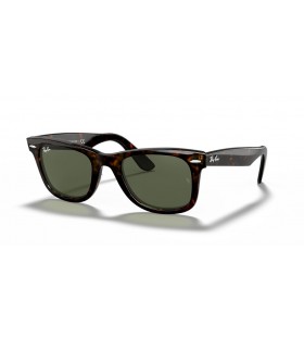 Ray-Ban RB2140F Pôvodné Pútnika Classic L (52 - 22) s Zelené šošovky a Korytnačka rámom slnečné Okuliare