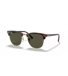 Ray-Ban RB3016F Clubmaster KlasickÃ© XL (55 - 19) s ZelenÃ© Å¡oÅ¡ovky a KorytnaÄka rÃ¡mom slneÄnÃ© Okuliare