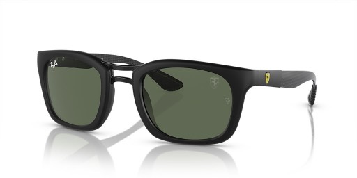 Ray-Ban RB8362M Scuderia 페라리 컬렉션 XXL(53-25 일)녹색 렌즈 및 프레임 검 선글라스