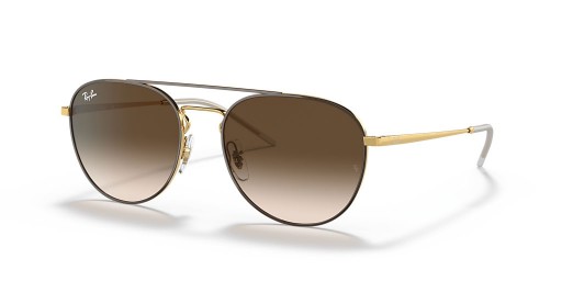 Ray-Ban RB3589L(55-18)으로 브라운 렌즈와 브라운 구조 색안경