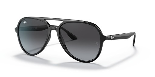Ray-Ban RB4376L(57-16)그레이트 렌즈 및 프레임 검 선글라스