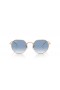 Ray-Ban RB3565 잭 M(51-20)블루 렌즈 분홍색 구조 색안경