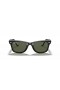 Ray-Ban RB2140F 원 Wayfarer Classic L(52-22 일)녹색 렌즈 및 프레임 검 선글라스