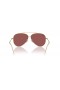 Ray-Ban RBR0101S 비행의 역 XXL(62-11)바이올렛 렌즈 및 프레임이 금 선글라스