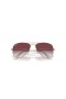Ray-Ban RB9506S Aviator 아이 L(52-14)바이올렛 렌즈와 분홍색 구조 색안경