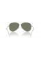 Ray-Ban RBR0101S 레니 크라비츠 X 비행의 역 L(59-11)은 렌즈와 은색 구조 색안경