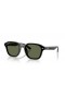 Ray-Ban RB4458D XL(65-18 일)녹색 렌즈 및 프레임 검 선글라스