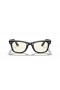 Ray-Ban RB2140F Wayfarer 명확한 진화 L(52-22)그레이트 렌즈 및 프레임 검 선글라스