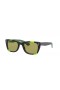 Ray-Ban RB2248 카리브 녹색 Fluo S(52-22 일)녹색 렌즈 및 프레임 검 선글라스