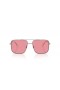 Ray-Ban RB3758Ari 바이오 기반의 L(56-16)핑크 렌즈와 은색 구조 색안경