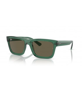 Ray-Ban RB4396F 워렌 바이오 기반 XL(57-20)으로 브라운 렌즈 및 녹색 구조 색안경